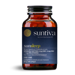 Sunsleep 5 mg CBD + 5 mg CBN + 1 mg Melatonina