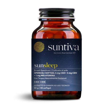 Sunsleep 5 mg CBD + 5 mg CBN + 1 mg Melatonina