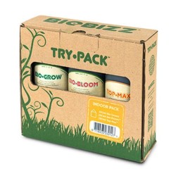 Try Pack Indoor BioBizz in Terra 100% Bio per Fioritura e Vegetativa